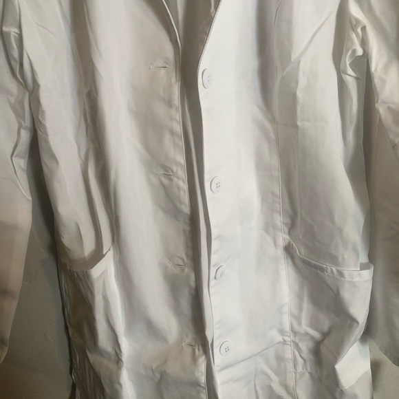 Cherokee White Lab Coat Small NWT - Picture 3 of 5